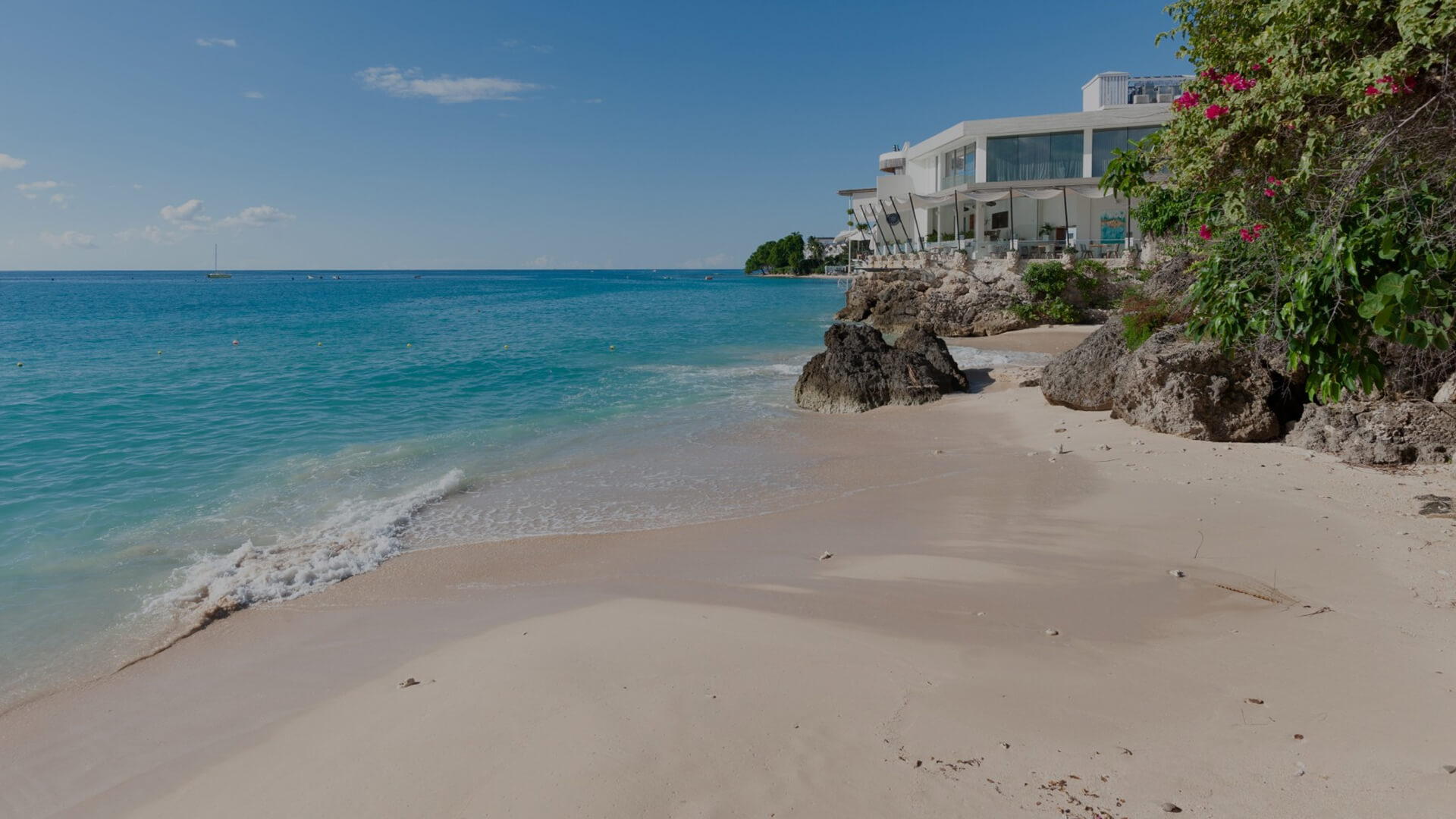 Barbados beach coastline